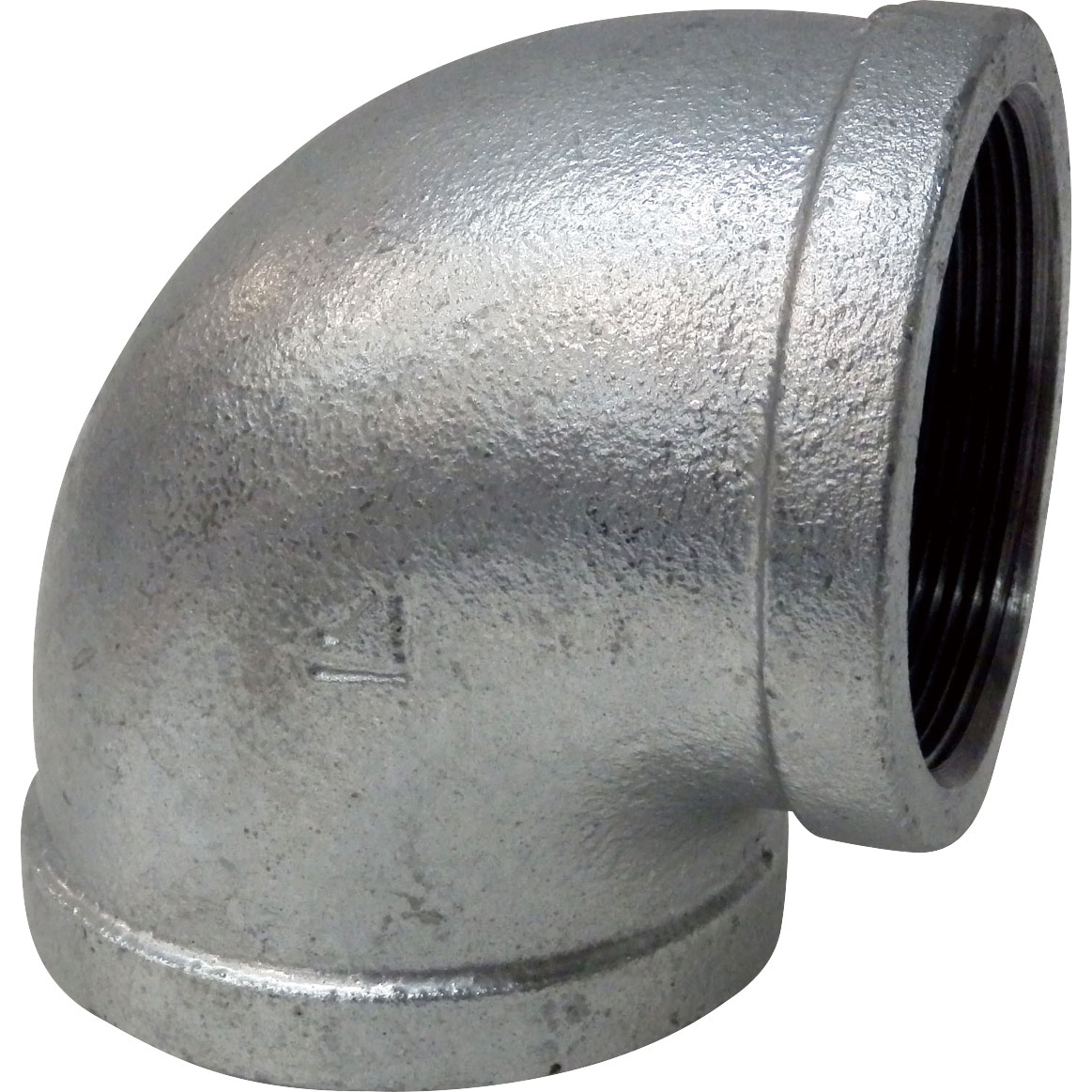 高圧(PT) 継手 65A エルボ　　　2個セット L エルボ 可鍛鋳鉄製管継手 (白) 吉年 呼び径65A - 【通販モノタロウ】