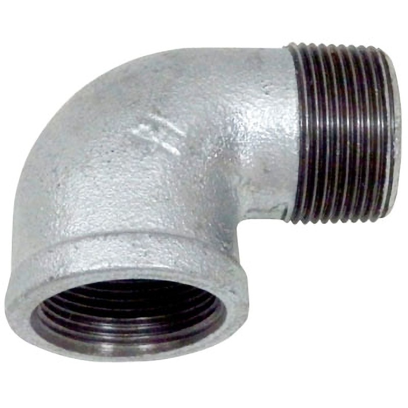 SL ストリートエルボ 可鍛鋳鉄製管継手 (白) 吉年 呼び径32A - 【通販