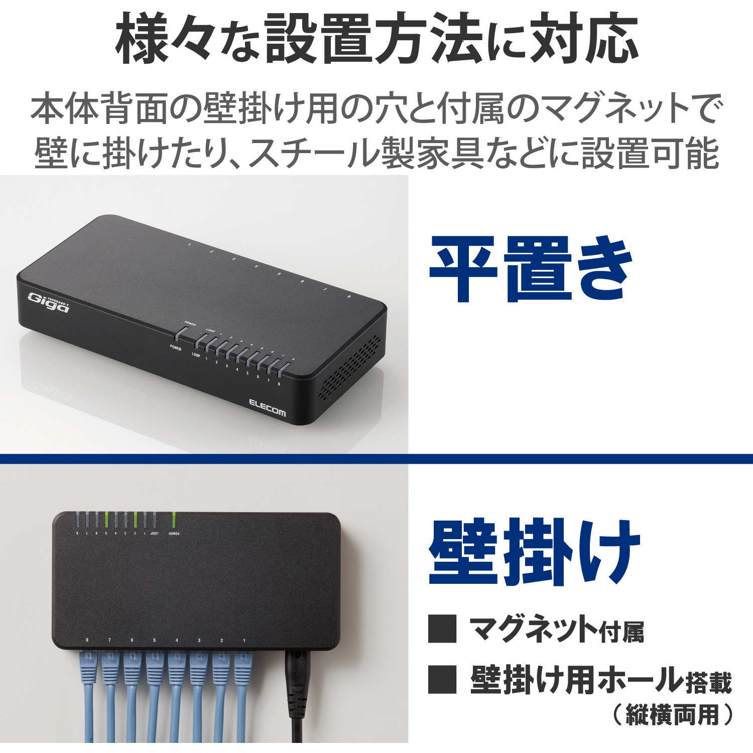 [付属品 欠品]エレコム スイッチングハブ 8ポートEHB-UG2B08-PL2 Amazon | エレコム スイッチングハブ 8ポート ギガビット PoE