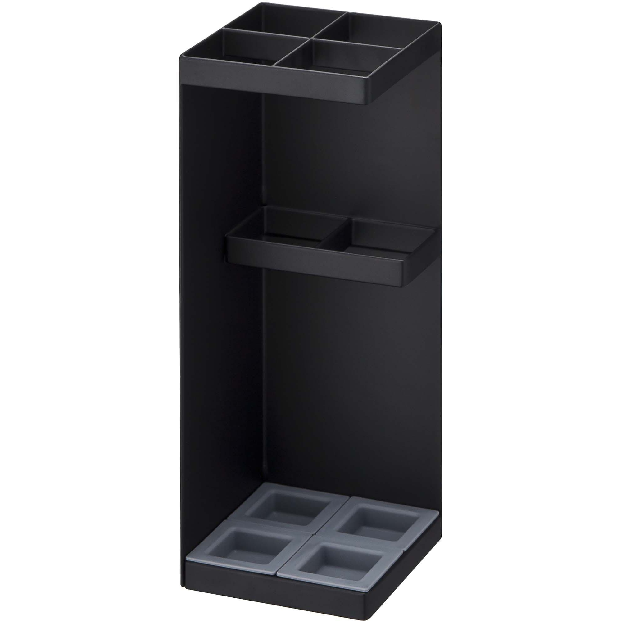 MANY  傘立て 06719 かさたて スマート 山崎実業 収納数4本 ブラック色 - 【通販