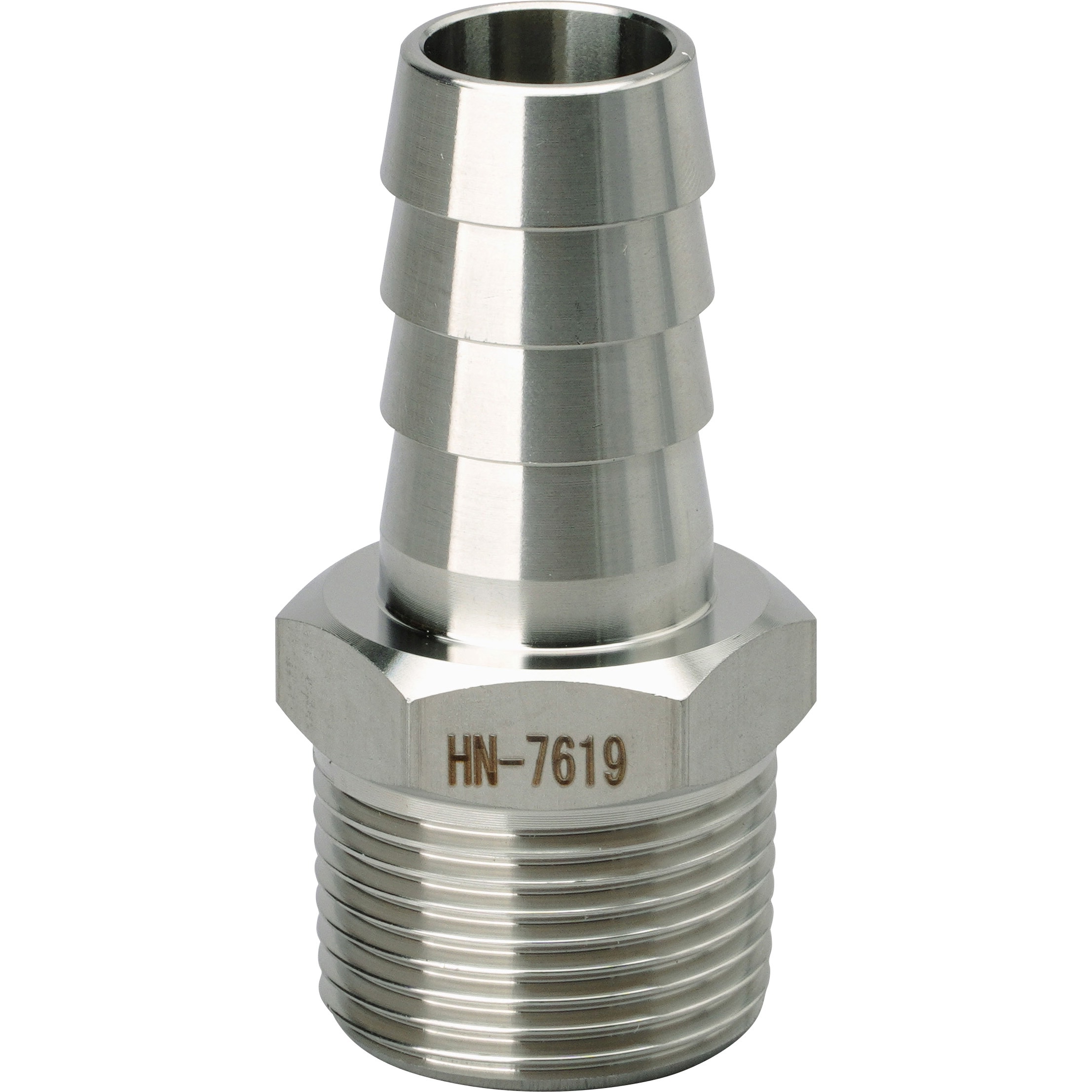 HN-7619 エースニップル(ステンレスホースニップル) アソー 全長59mm