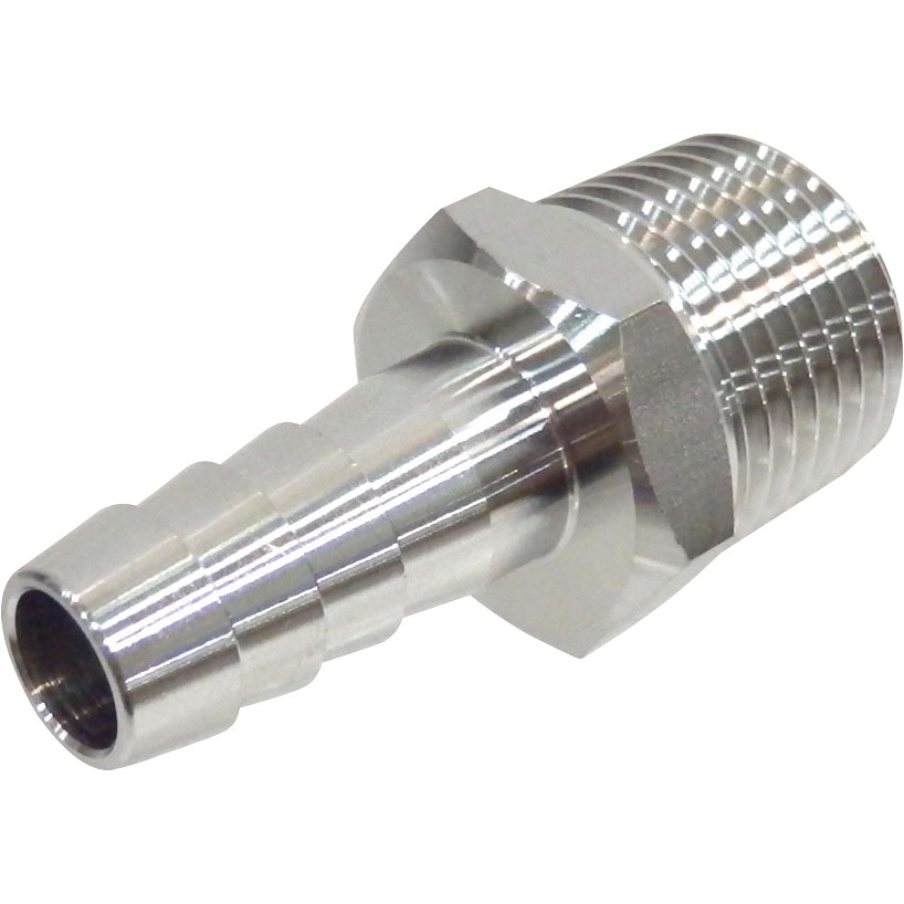 HN-7412 エースニップル(ステンレスホースニップル) アソー 全長49mm