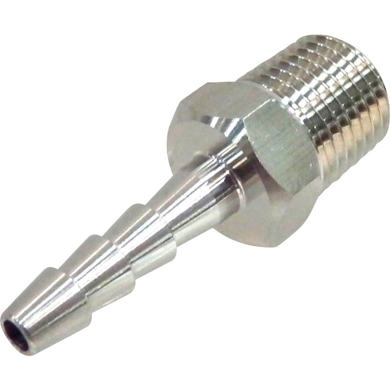 HN-7206 エースニップル(ステンレスホースニップル) アソー 全長42mm