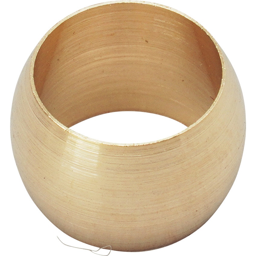 RB-1010 リング玉 アソー 黄銅(真鍮) 適合管外径10mm RB-1010 - 【通販