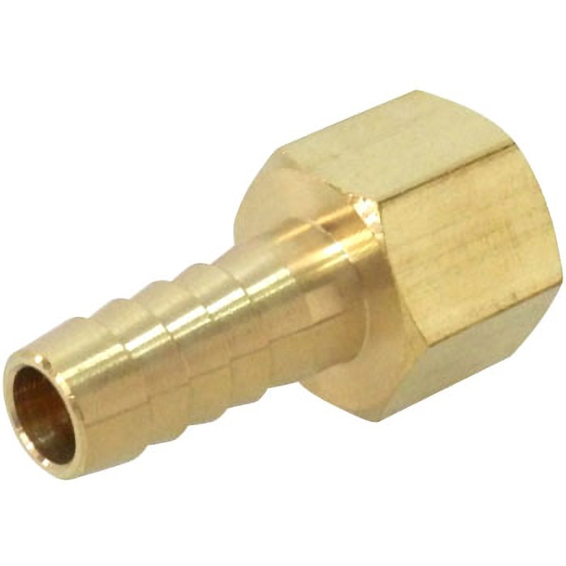 HF-1312 内ネジホースニップル アソー 全長45mmタケノコ外径12mm HF