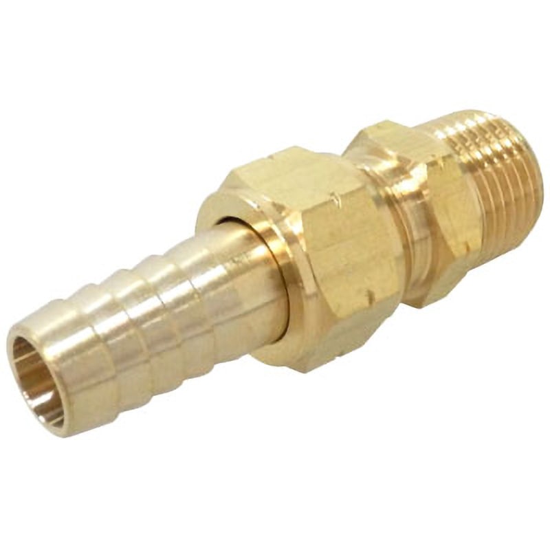 HS-1416 ホースジョイント アソー ニップル 全長73mmタケノコ外