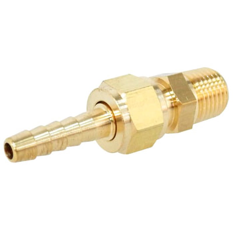 HS-1207 ホースジョイント アソー ニップル 全長59mmタケノコ外