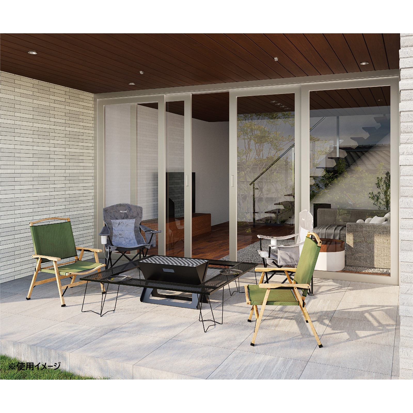 SPI-65-BL ホスクリーン 軒天用物干 SPI型 GIKEN(川口技研) ブラック色