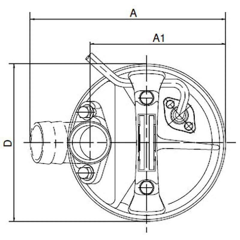 LBT-480 一般工事排水用水中ハイスピンポンプ LB型 鶴見製作所 非自動形 三相200V 吐出口径50mm LBT-480 - 【通販モノタロウ】