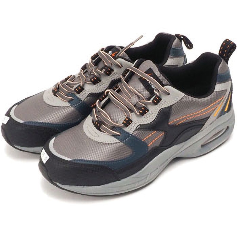 85109 静電・防水安全スニーカー ジーベック 紐タイプ 鋼鉄製先芯 グレー色 サイズ25cm足幅4E 5,330円