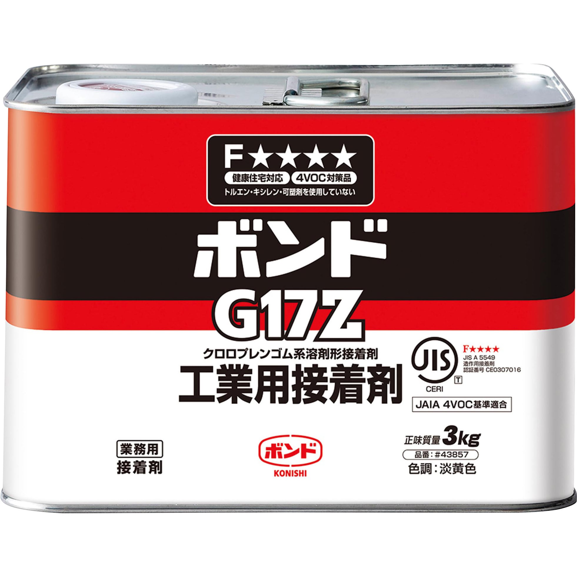 43857 速乾ボンド G17Z 1缶(3kg) コニシ 【通販サイトMonotaRO】