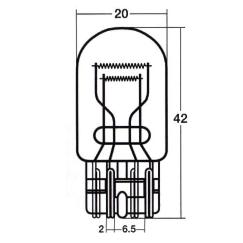 W7879 ウェッジベース電球 12V ダブル(耐震) STANLEY(スタンレー電気