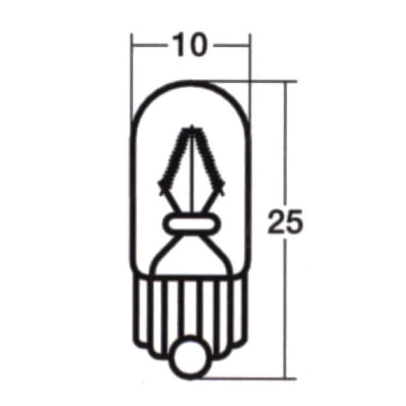 WB131 ウェッジベース電球 12V シングル STANLEY(スタンレー電気