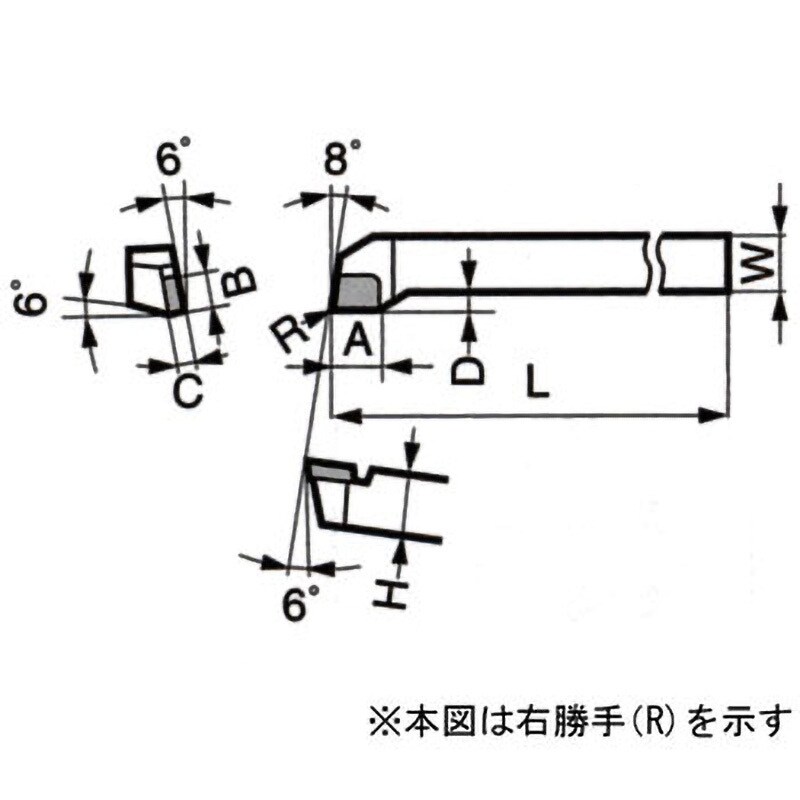 33-2 ロー付けバイト 住友電工ハードメタル JIS規格33型 幅16mm 33-2 ロー付けバイト 住友電工ハードメタル JIS規格33型 幅16mm