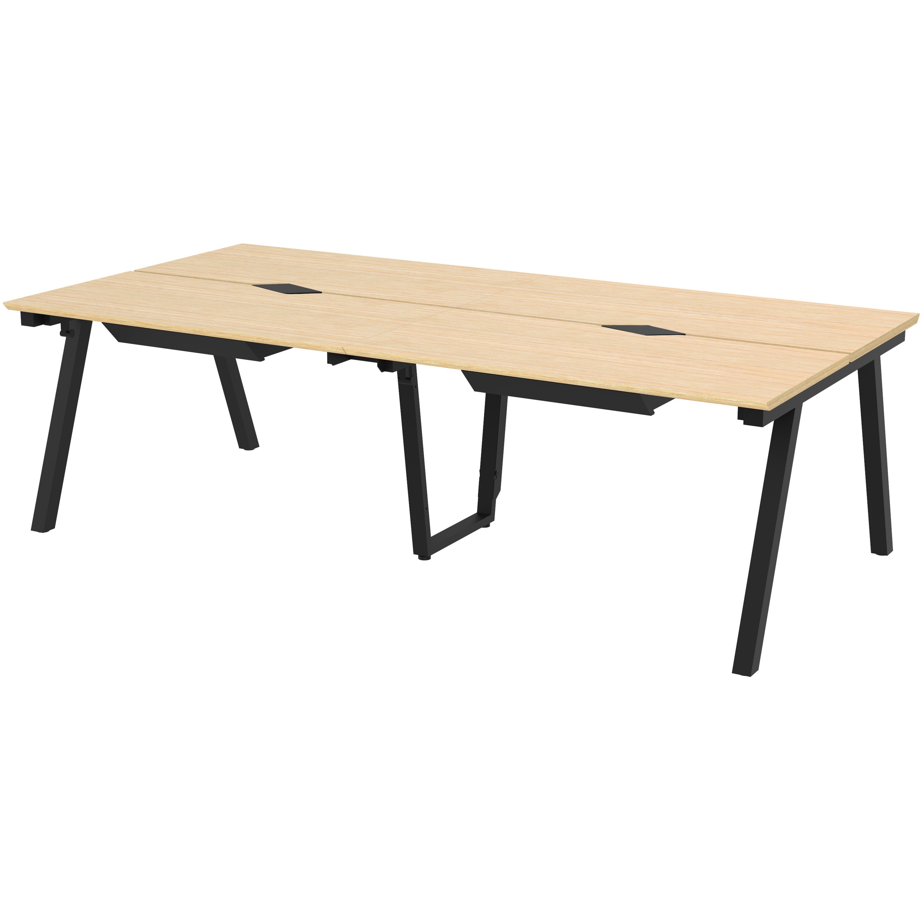 RFCLT-2412NA-BL-DR チルト フリーアドレス用テーブル 引出し付き アール・エフ・ヤマカワ 幅2400mm奥行1200mm  RFCLT-2412NA-BL-DR 76,890円