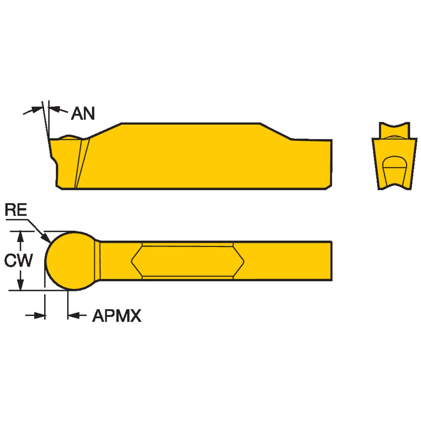N123F1-0318-RO S05F CoroCut(R)1 倣い加工用チップ 特定用途 サンドビック 勝手なし コーナーR1.5875mm 1箱(10個)