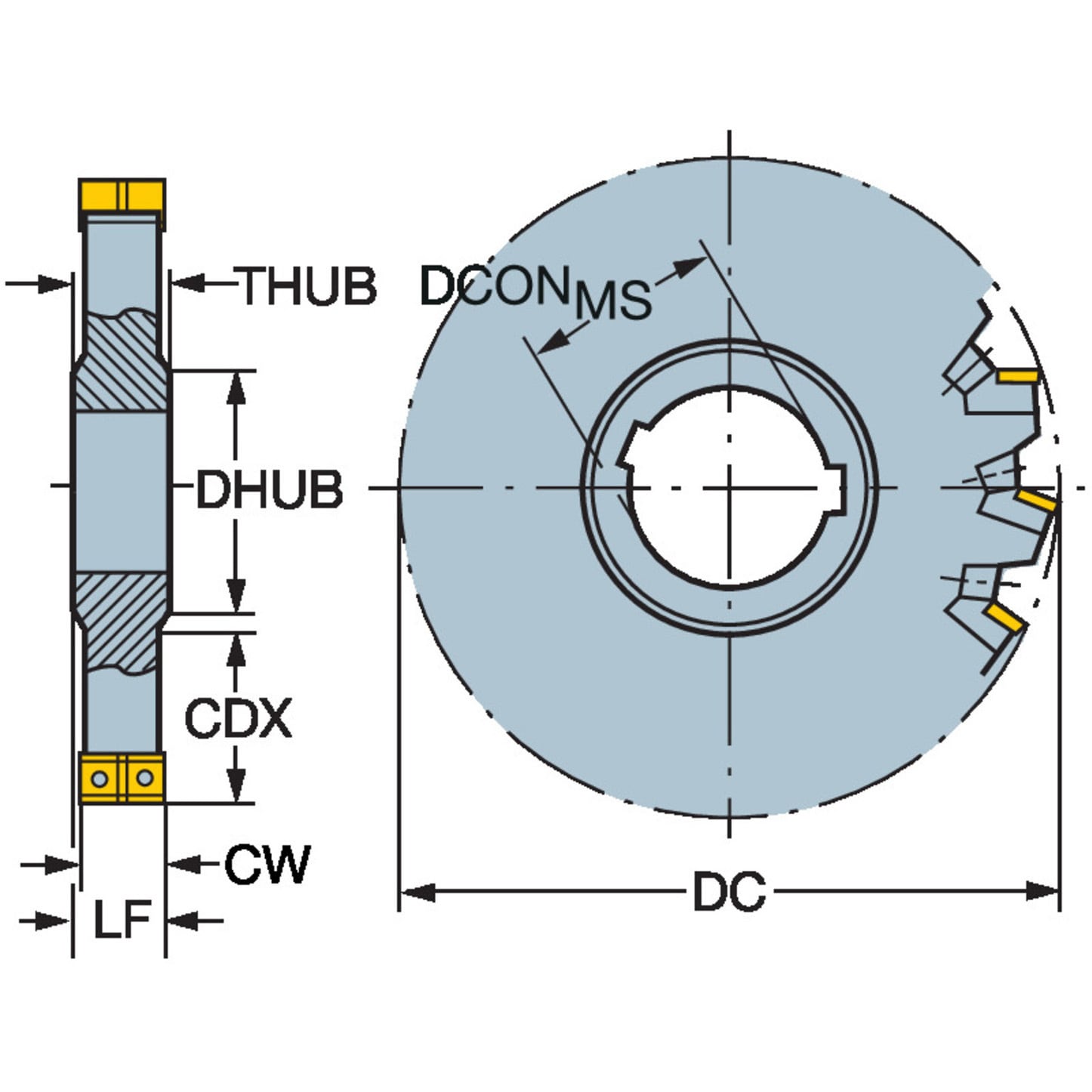 サンドビック コロミル３３１サイドカッター N331.32-200S50KM15.00 高精度多目的サイドカッター CoroMill® 331（サンドビック株式会社）の