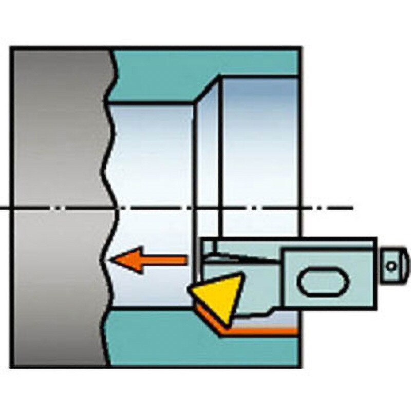 STSCL 06CA-06 CoroTurn®； 107内径用カートリッジ三角形チップ