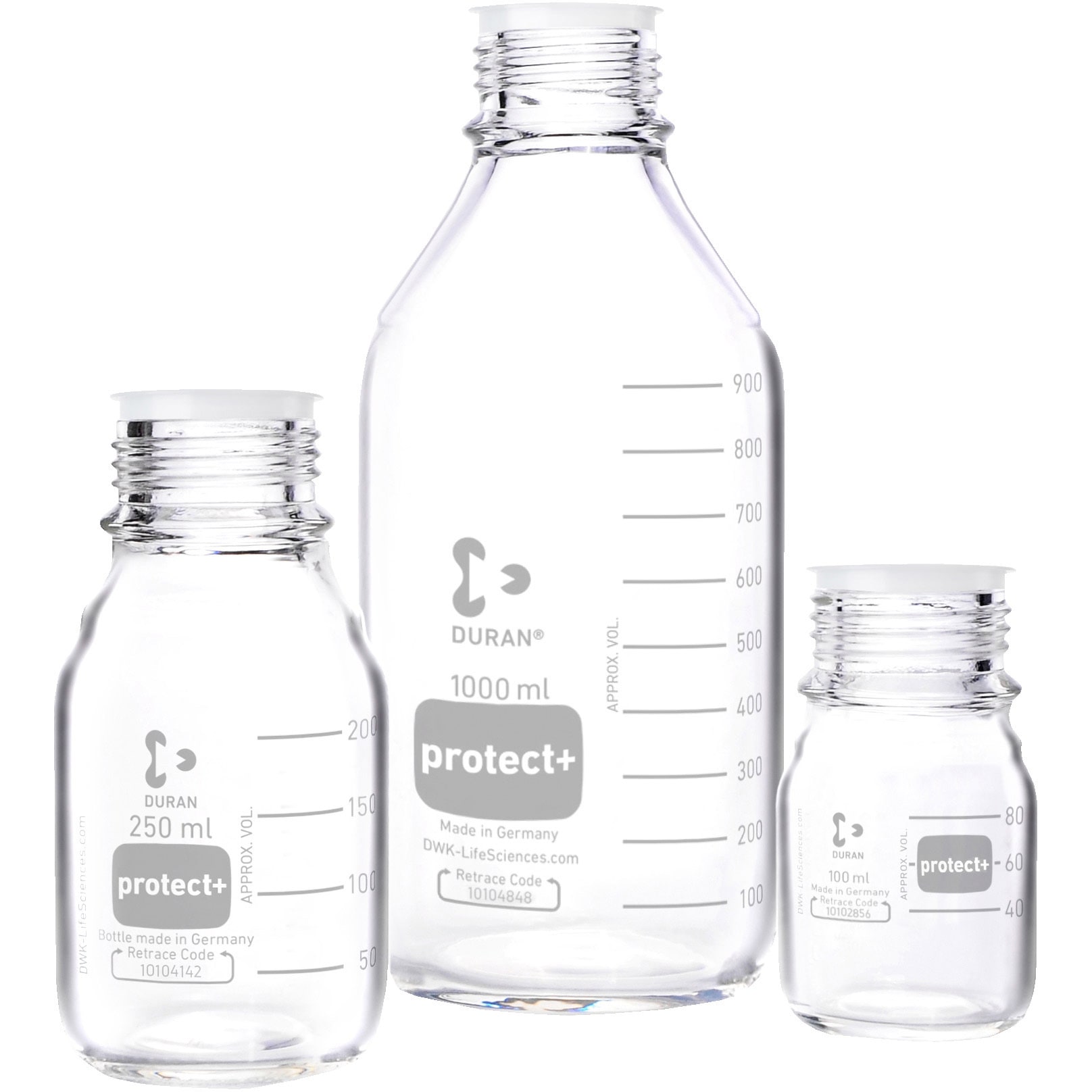 017580-100A プロテクトプラスコートねじ口びん びんのみ DWK Life Sciences 100mL  1箱(10本) 017580-100A 37,687円