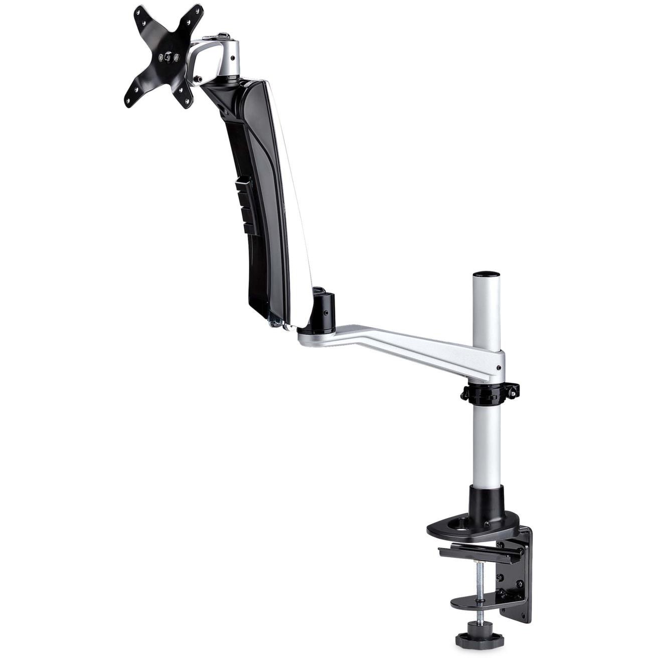 1MP1ACG-MONITOR-ARM モニターアーム/Cクランプ グロメット固定式/1画面/最大27インチ16:9または30インチ21:9/耐荷重9kg/VESA対応/多関節/高さ角度調整可能/PC パソコン ディスプレイアーム 1個 StarTech.com 【通販モノタロウ】