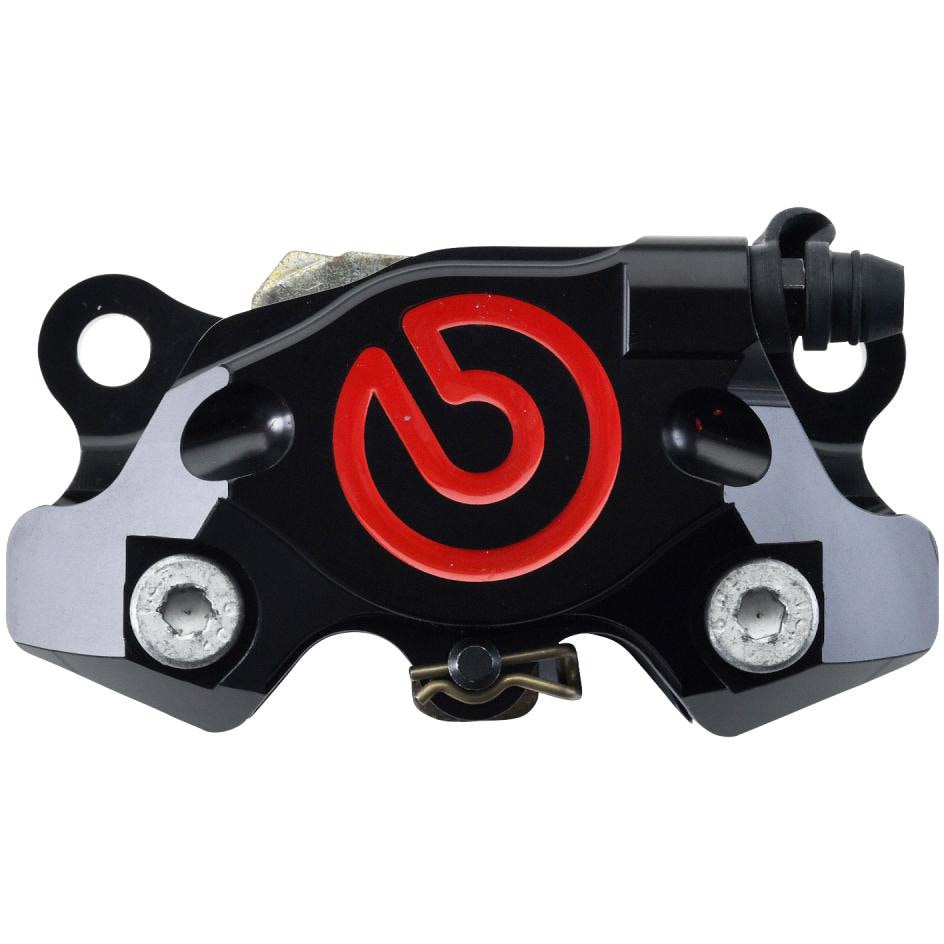 【値下げ中】bremboブレーキキャリパーGP2-CRCNC 2Pリヤキャリパー 120.A441.30 GP2-CR CNC 2P リアキャリパー ブラックアルマイト レッド