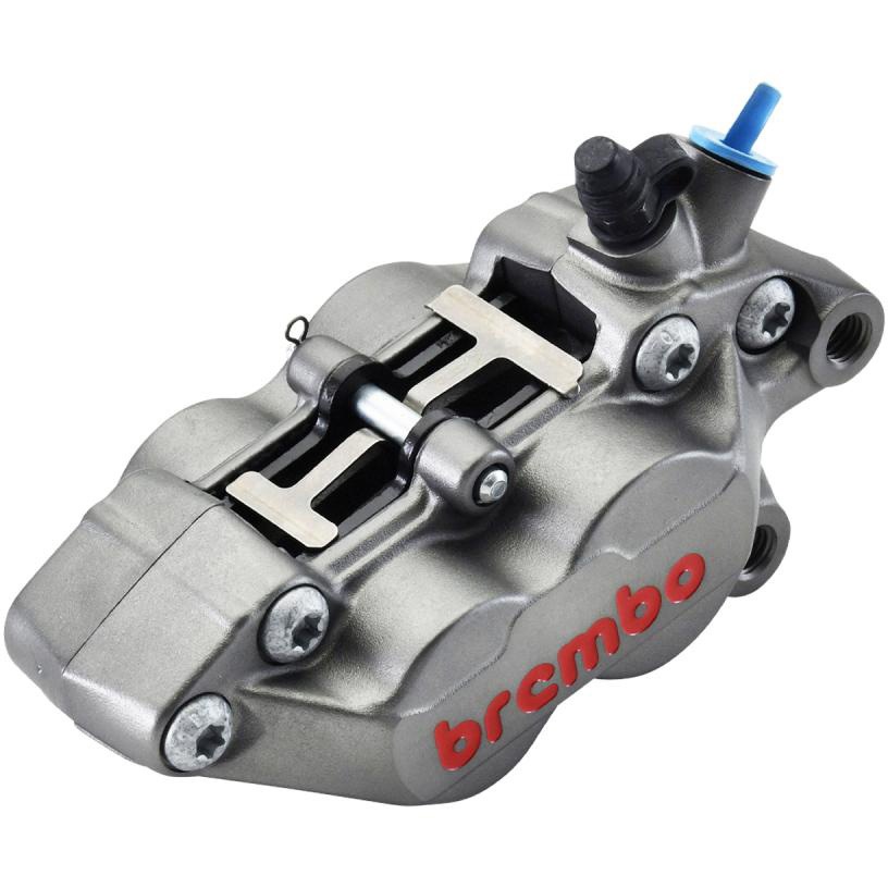 20.5165.89 P4-40R アキシャル 4P キャリパー チタニウム レッドロゴ 右 20.5165.89 brembo 右側のみ 製法:鋳造(2ピース) アルマイト