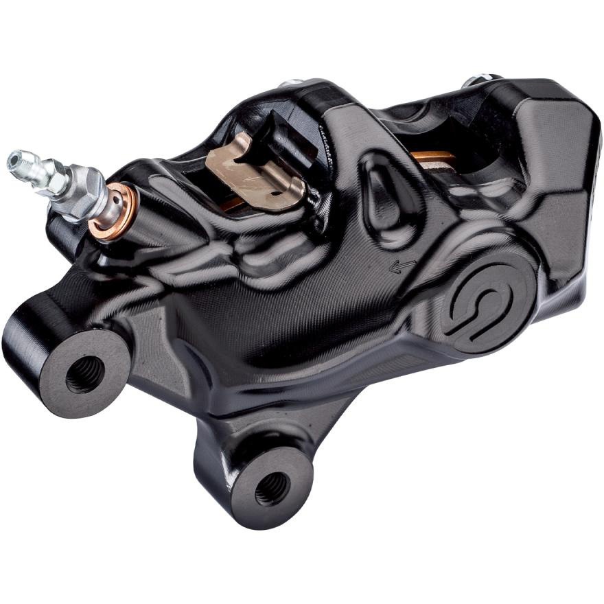 120.B814.69 484 logonero アキシャル CNC 4P キャリパー ブラックアルマイト ブラックロゴ 左 120.B814.69 brembo 左側のみ 取付ピッチ69.1mm