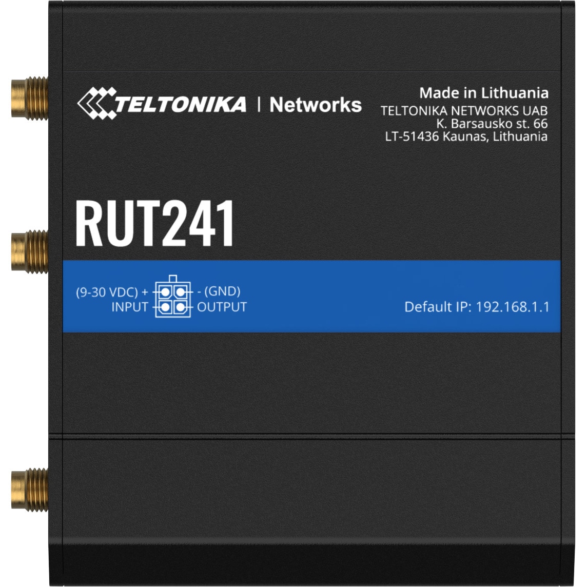 テルトニカ・ネットワークス RUT241 産業向けセルラールーター RUT241030000 RUT241 産業向けセルラールーター グローバルモデル 技適