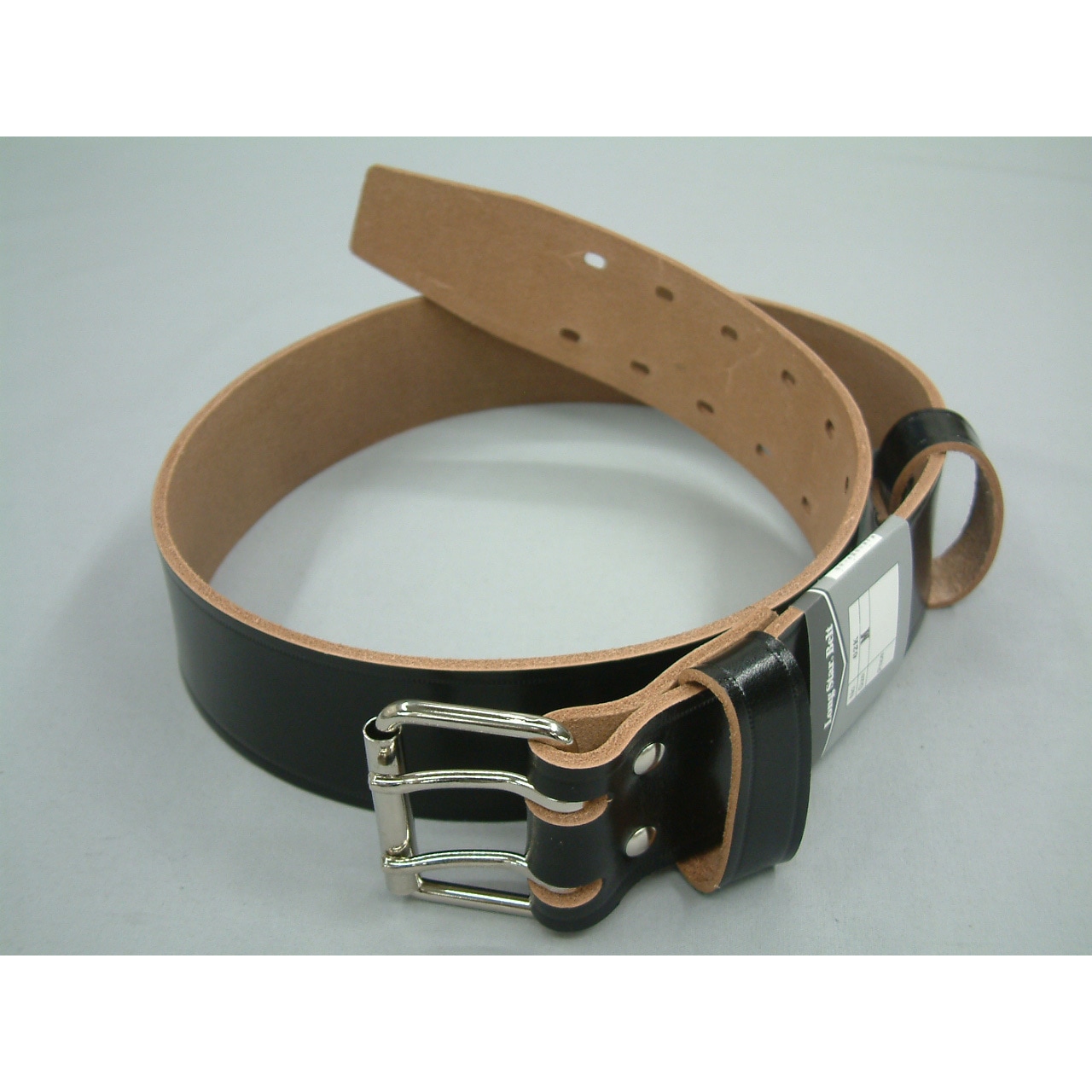 62K M 電工用牛皮2P 50mm巾ベルト FUKUTOKU(福徳産業) 黒色 - 【通販