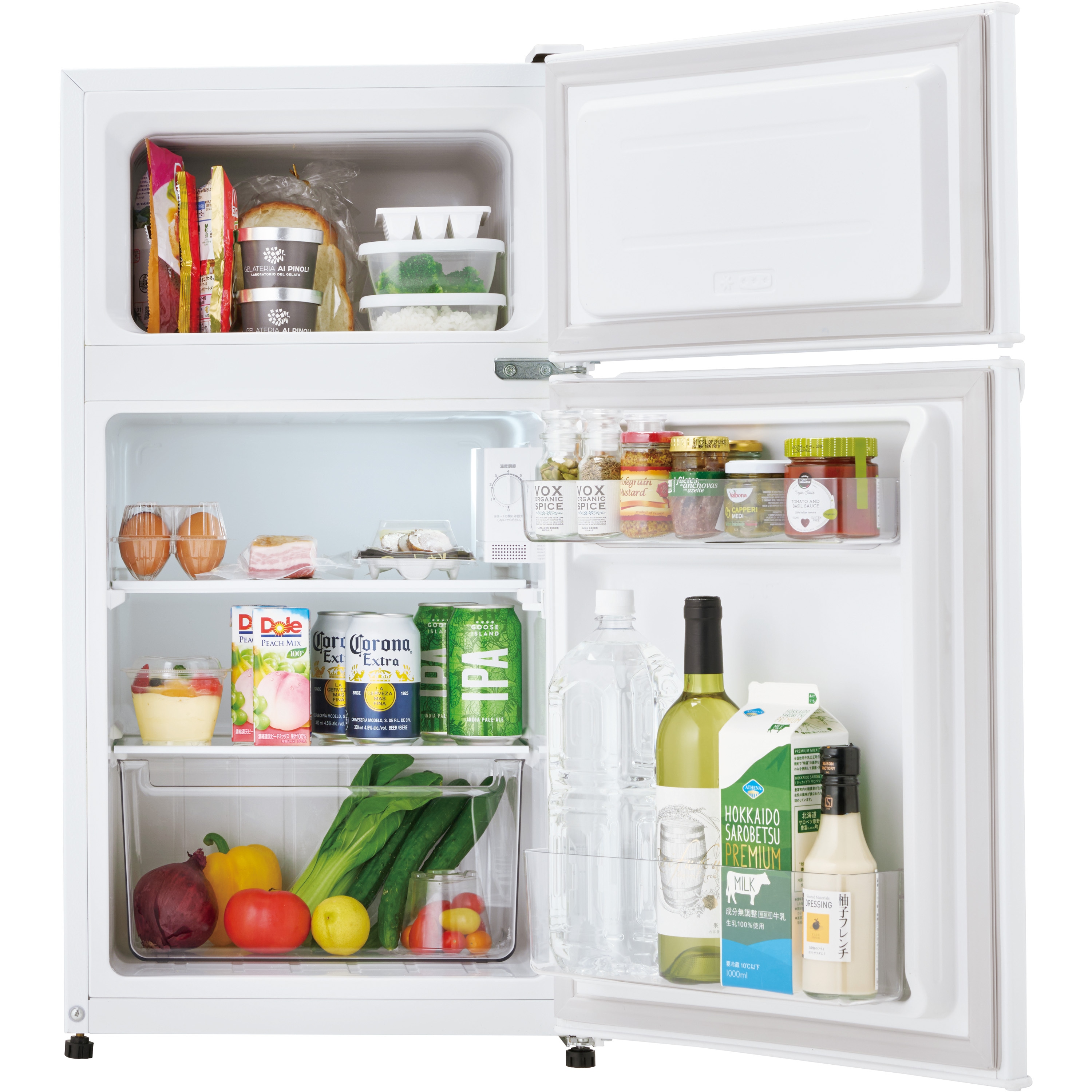 JR-9A(W) 2ドア冷凍冷蔵庫 87L Haier(ハイアール) 直冷式 - 【通販