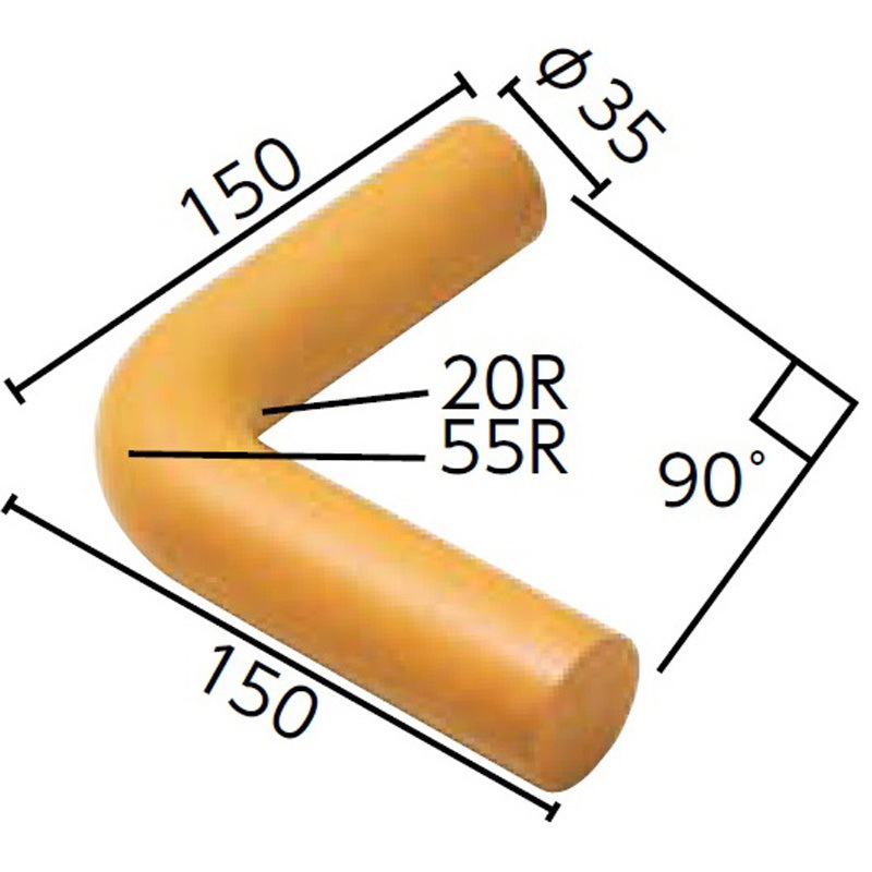 KSBM-810RSGM-S マルボ21(木部) 丸棒飾り手摺 1本 永大産業 【通販モノタロウ】