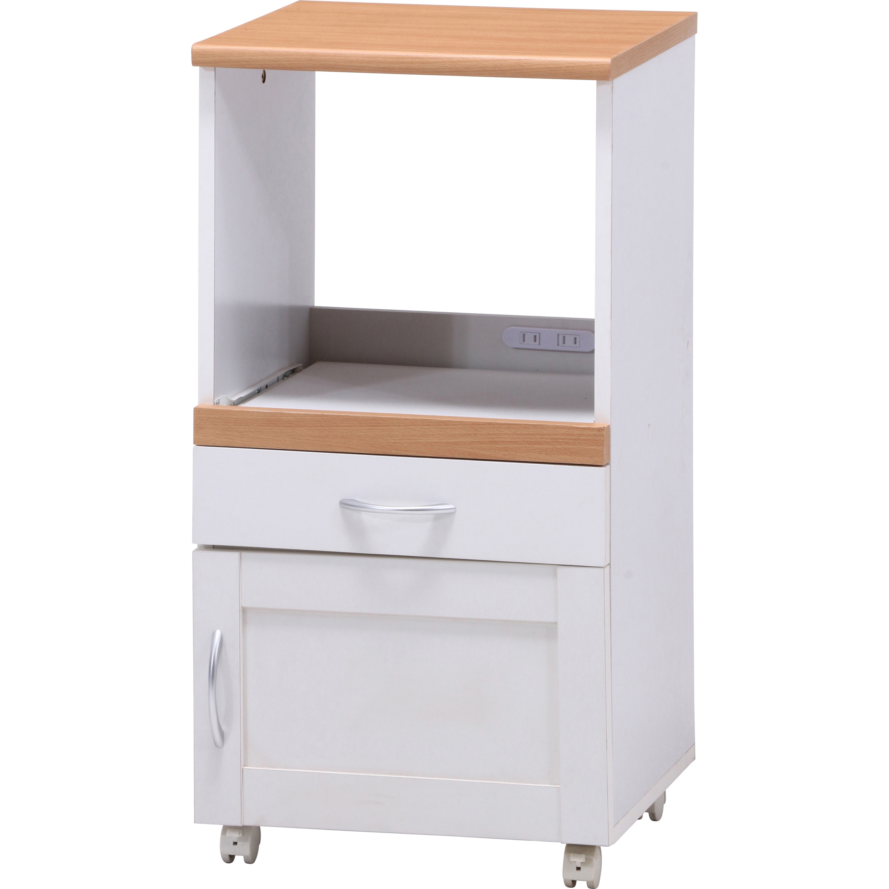 99520 キッチンカウンター サージュ WH×NA 45幅(96817) 1個 不二貿易 【通販モノタロウ】