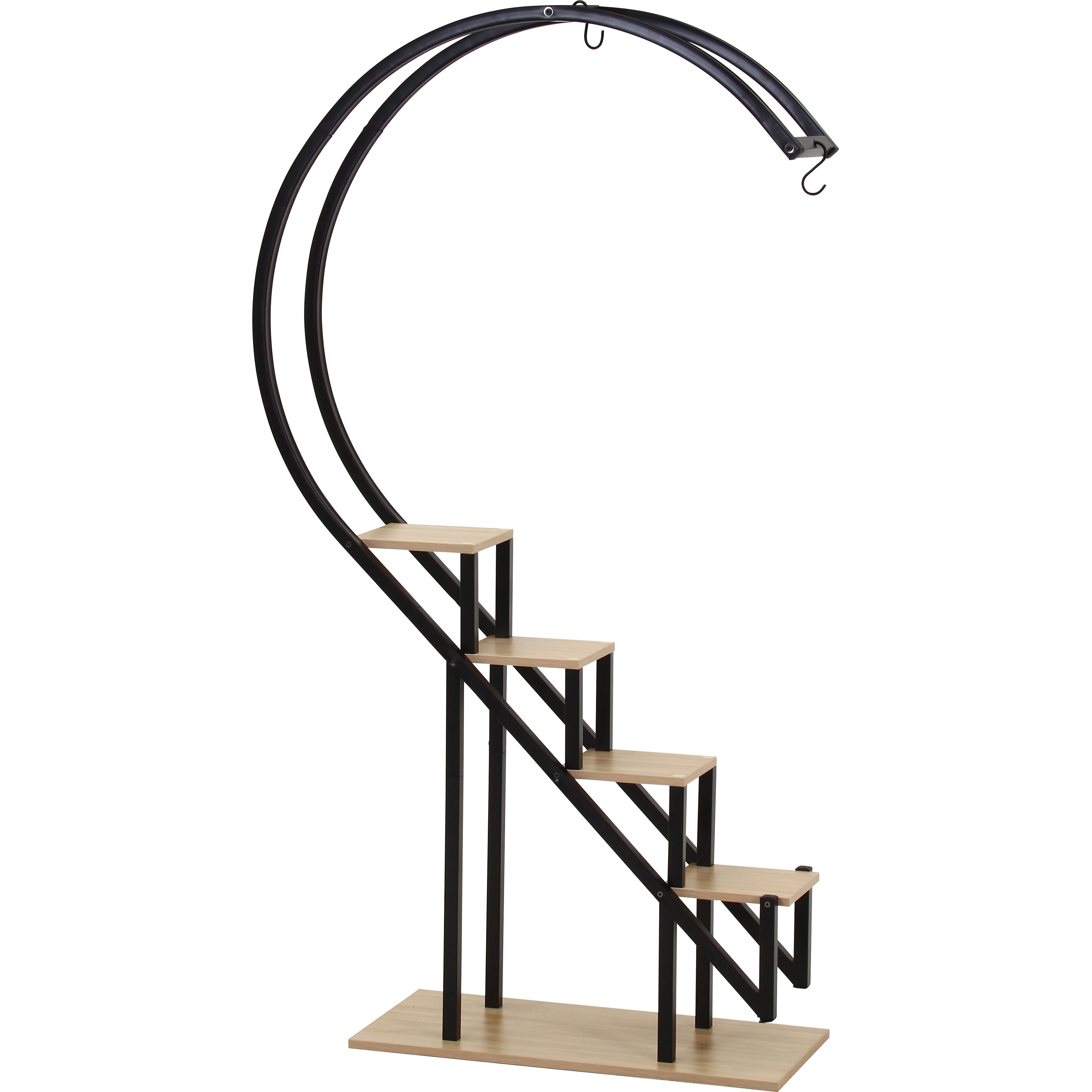 63757 ディスプレイラック ハート型KD BK 1個 不二貿易 【通販モノタロウ】