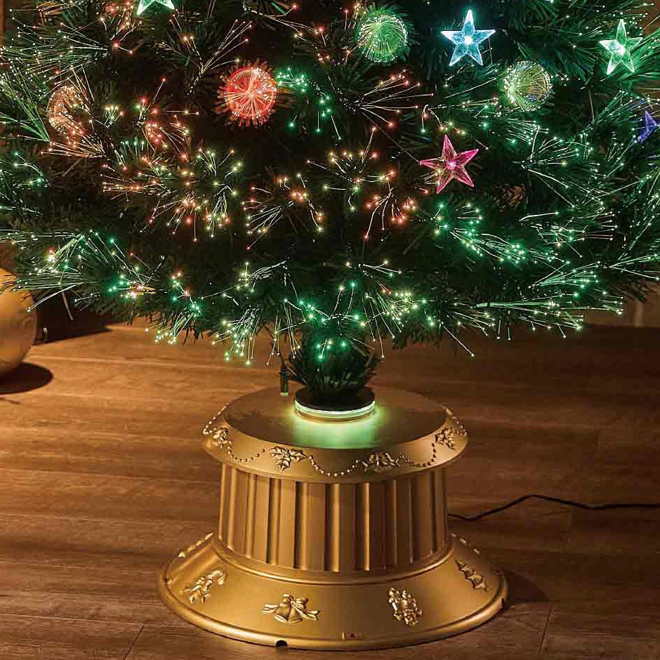 7892-5142 クリスマス グリーンファイバーツリー レインボースター 1本