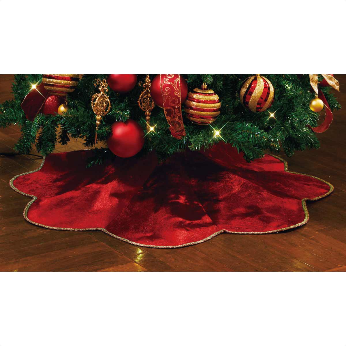 8813-396 クリスマス ツリーセット クリスマスレッド 1セット ストア