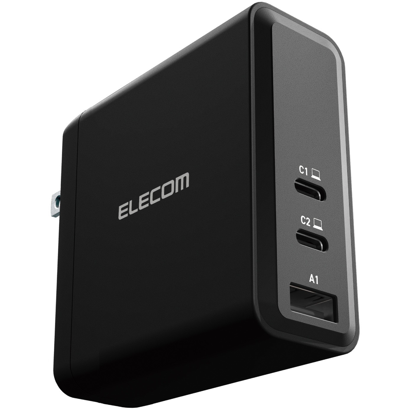 MPA-ACCP96140BK USB Type-C 充電器 PD EPR 140W USB-C×2 USB-A×1 