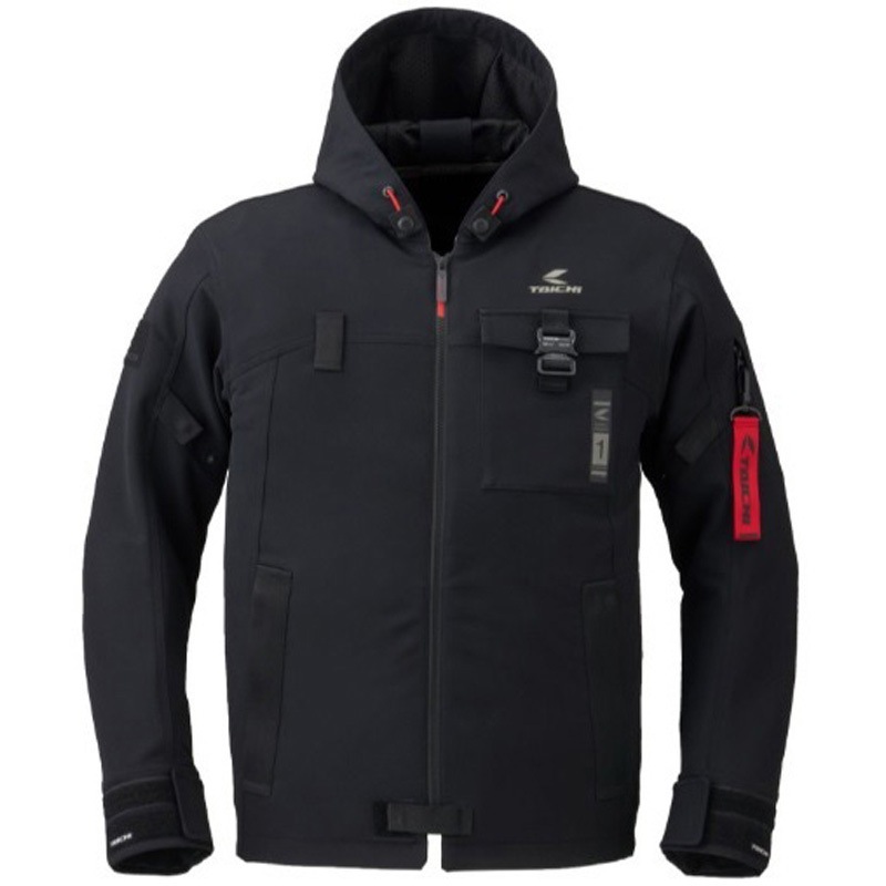 RSJ335 クイックドライパーカ RSタイチ 色BLACK/RED サイズWL  RSJ335