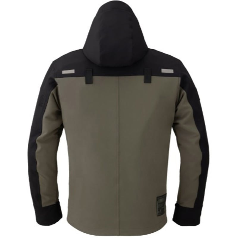 RSJ335 クイックドライパーカ RSタイチ 色BLACK/KHAKI サイズL RSJ335