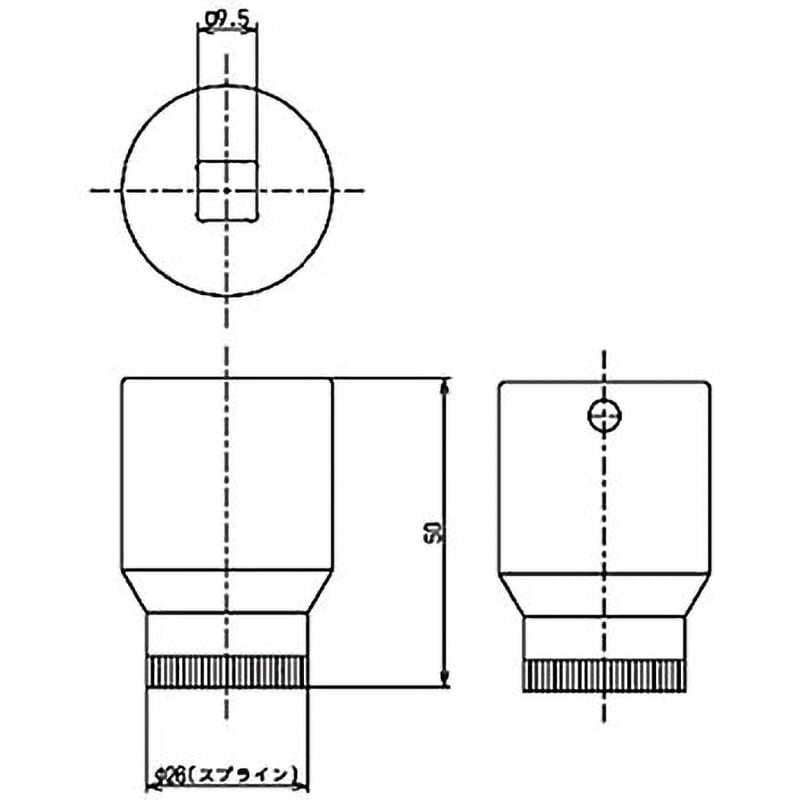 TZ115-8 締付工具 TOTO シングルカートリッジ押え用タイプ TZ115-8 - 【通販モノタロウ】