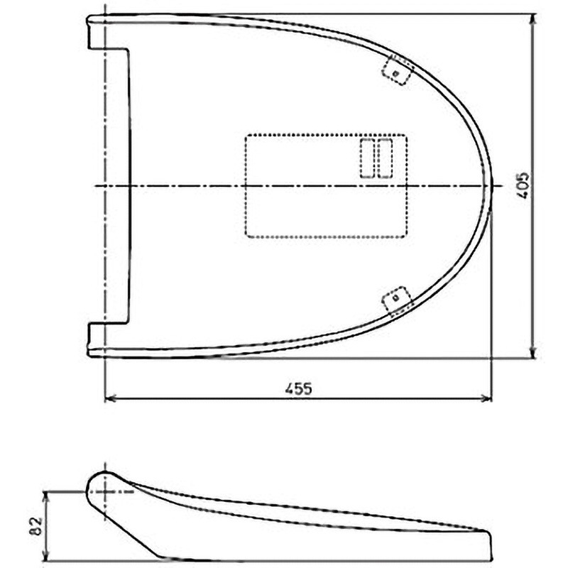 TCM2-1RR#SC4 便ふた組品(エロンゲート) 1個 TOTO 【通販モノタロウ】