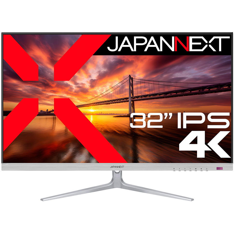JN-IPS321UHD 液晶ディスプレイ 32型/3840×2160/DP×2、HDMI×2/ブラック/スピーカー有/2年保証 JAPANNEXT パネル駆動方式IPS(AHVA) 非光沢 31,837円