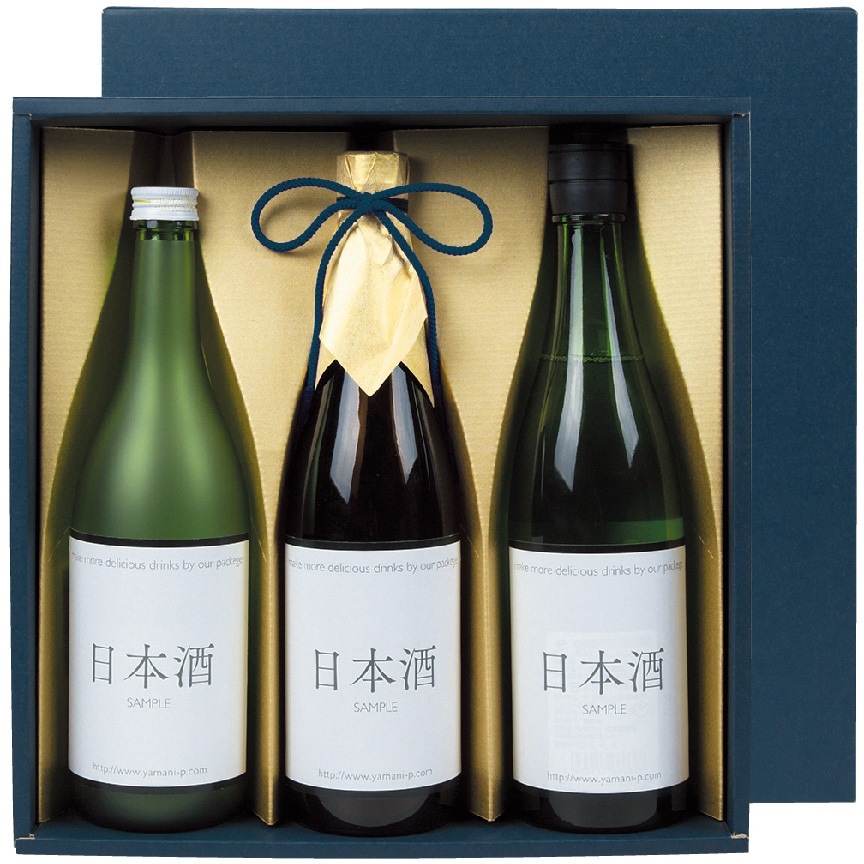 K-1480 紺ベタ 720ml・900ml兼用 ヤマニパッケージ 3本サイズ 1ケース(40枚) K-1480 11,684円