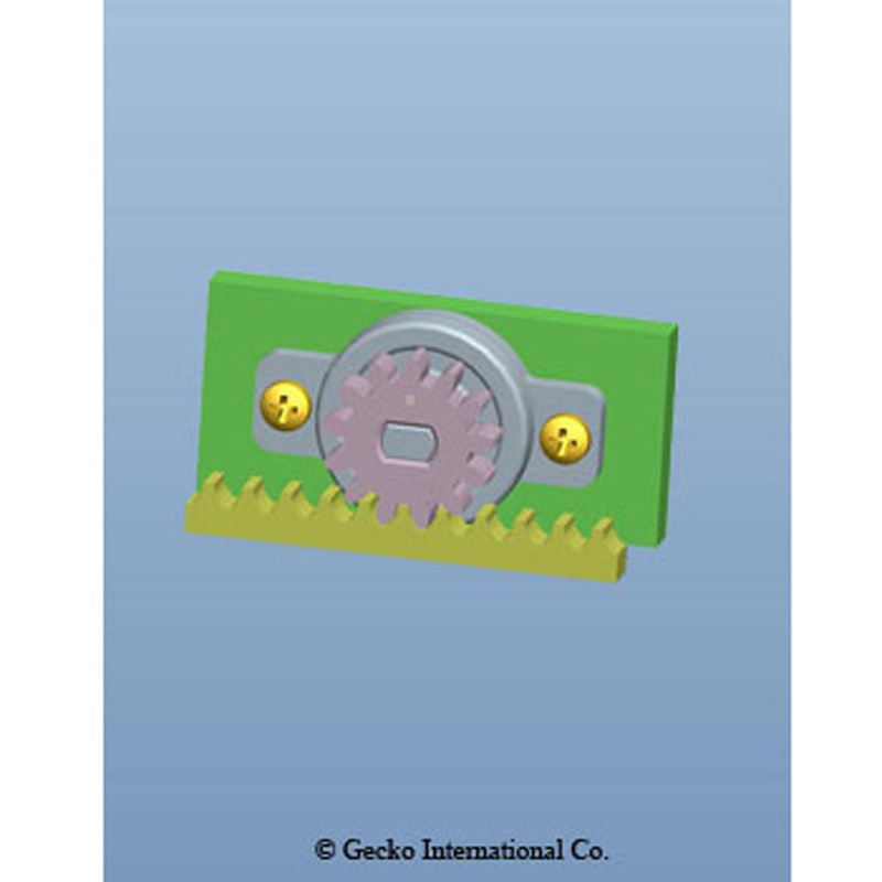 DMP-A1-120 ギア付きロータリーダンパー Gecko Japan ブラック色