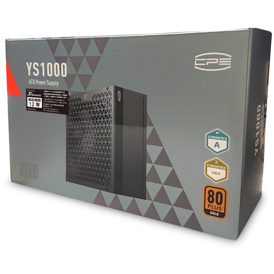 YS1000 80PLUS GOLD認証電源 1個 CPS 【通販モノタロウ】