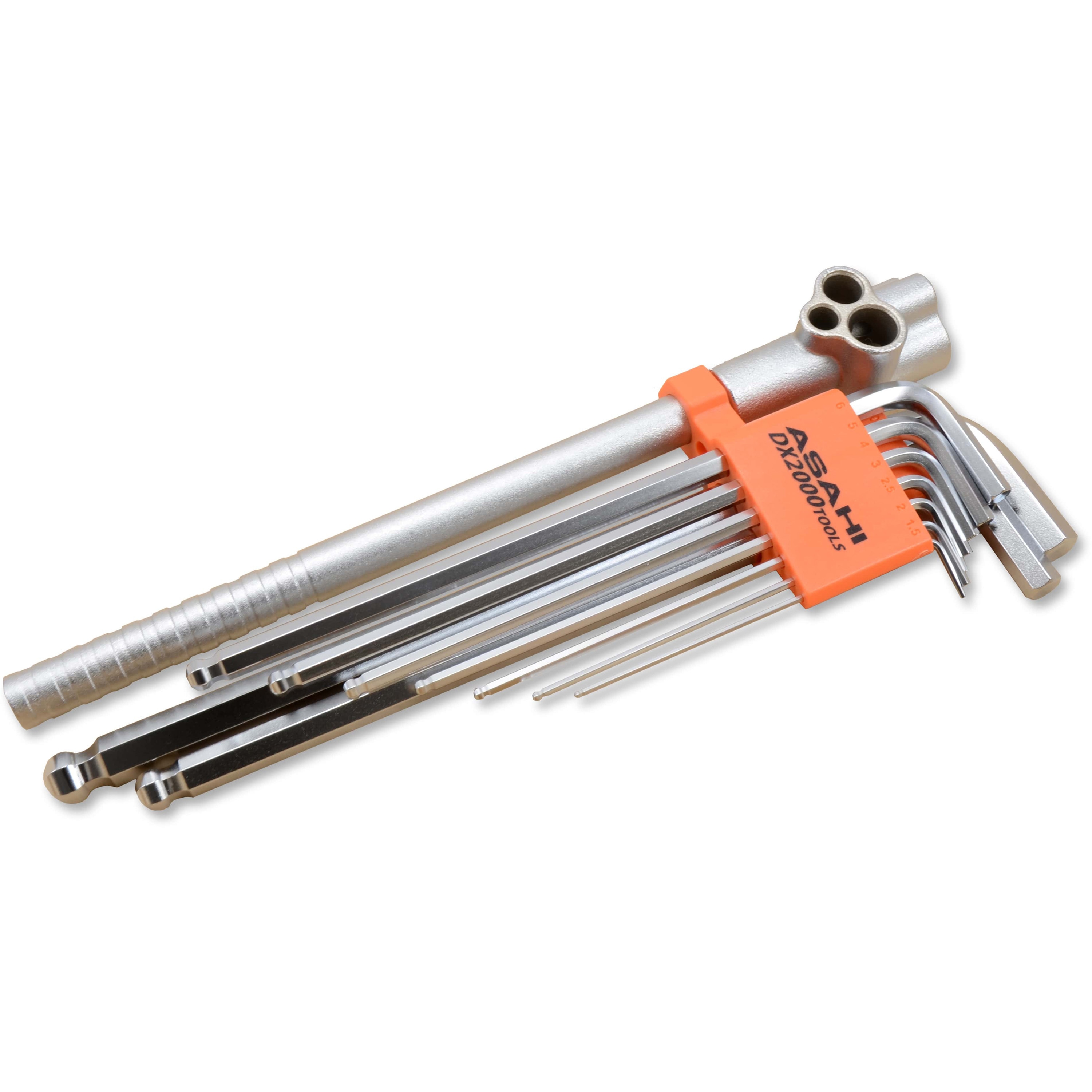 AQHS920 補助ハンドル付きボールポイント六角棒レンチセット9本組 1