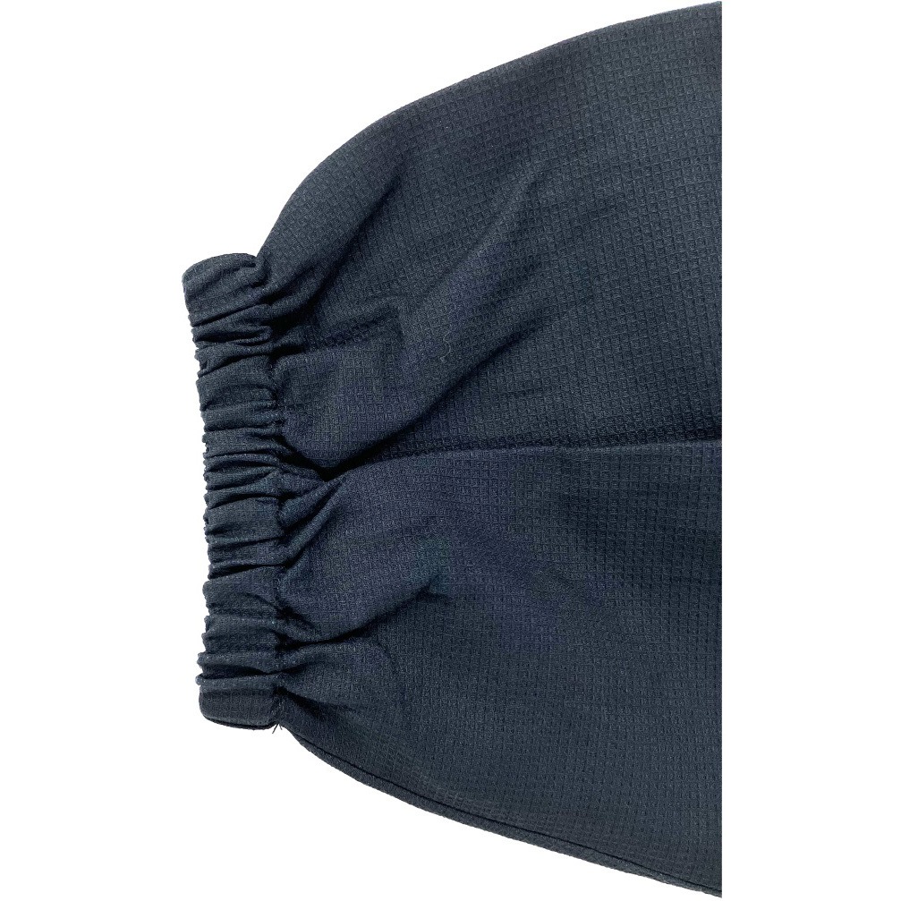 1114330 NE5 4L 長袖蜂巣織作務衣 希楽者 綿100% ブラック 4L 1着 ブルーメイト 【通販モノタロウ】