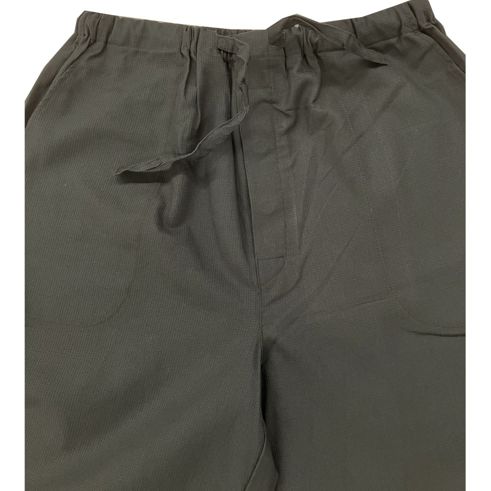 1114330 NE5 4L 長袖蜂巣織作務衣 希楽者 綿100% ブラック 4L 1着 ブルーメイト 【通販モノタロウ】