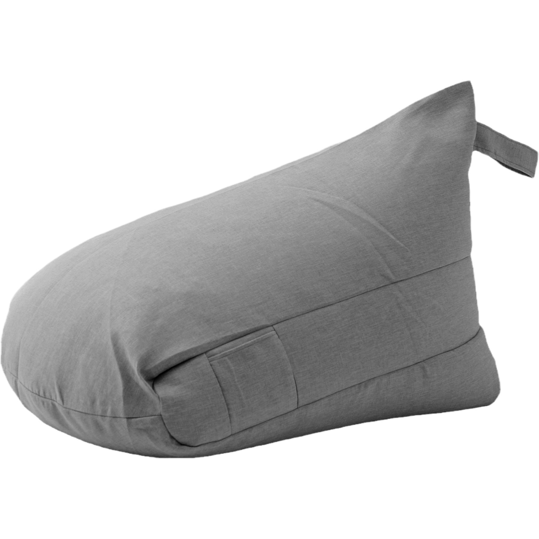 A1035a-625GRY 三角ビーズクッション セルタン グレー色 高さ58cm幅63.5cm奥行き107cm  A1035a-625GRY