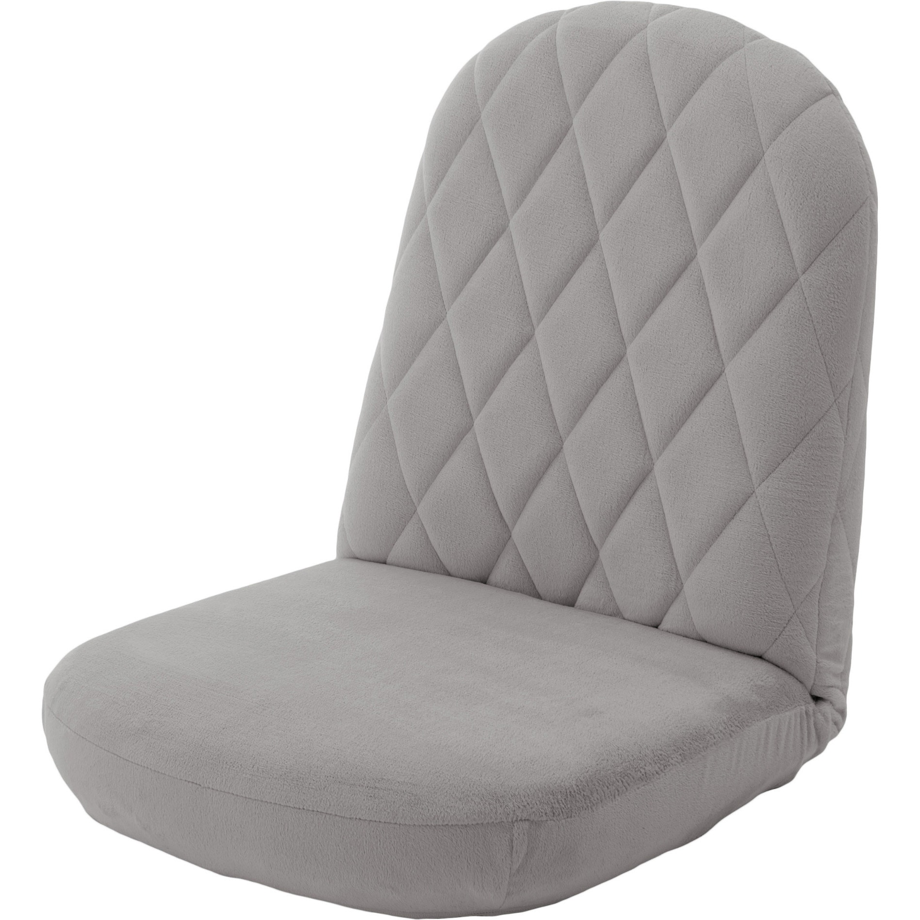 A1104a-647GRY リクライニング女子座椅子 セルタン グレー色 高さ14.5～57.6cm幅49cm奥行き58.5～101cm  A1104a-647GRY