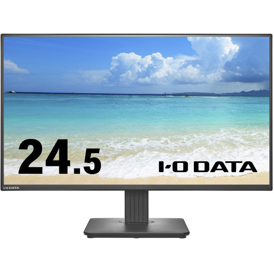LCD-C251SHX ワイド液晶ディスプレイ 24.5型/1920×1080/HDMI 、USB Type-C/ブラック/スピーカー：なし/24.5型100Hzで残像感低減で視認性が向上 1台 I ・O DATA(アイ・オー・データ) 【通販モノタロウ】